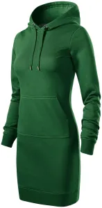 Sweatshirt-Kleid für Damen, Flaschengrün, 2XL