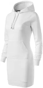 Sweatshirt-Kleid für Damen, weiß, XS