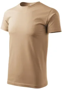 T-Shirt mit höherem Gewicht Unisex, sandig, S
