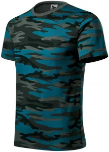Tarnungs-T-Shirt, tarnblau, S