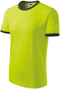 Unisex kontrast T-Shirt, lindgrün, XL