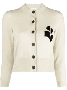 MARANT ETOILE - Newton Logo Cotton Cardigan