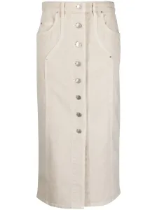 MARANT ETOILE - Vandy Denim Midi Skirt #1496434
