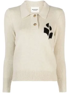 MARANT ETOILE - Nola Cotton Blend Polo Shirt #1495773