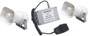 Marco EMH-2 Elec.whistle with 2 loudspeakers + mike + siren 12V