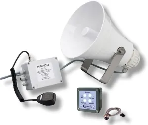 Marco EW3-MS Electronic whistle 20/75m +fog signal +mic.+siren #1115690