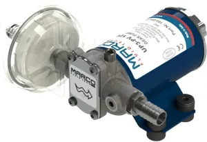 Marco UP3-PV PTFE Gear pump 15 l/min with check valve 12V #1115636