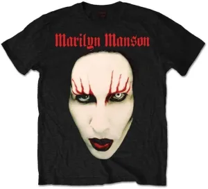 Marilyn Manson T-Shirt Unisex Red Lips Black S