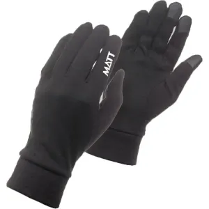 Matt INNER MERINO TOUCH Handschuhe, schwarz, größe