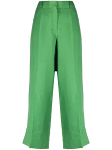 MAX MARA - Linen Cropped Trousers #1267281