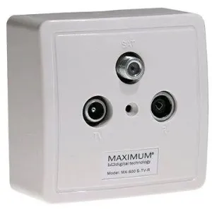 Antenne-Steckdose Maximum TV/R/SAT MX 600