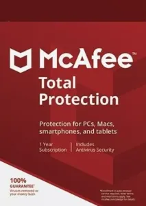 McAfee Total Protection 3 Devices 1 Year Multidevice McAfee Key EUROPE