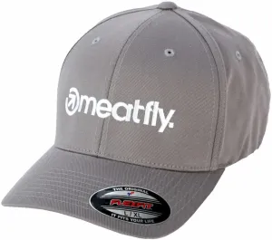 Meatfly Brand Flexfit Grey S/M