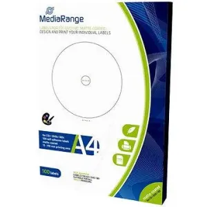 MediaRange CD/DVD/Blu-ray Etiketten 15 mm - 118 mm weiß
