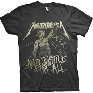 Metallica T-Shirt Justice Vintage Unisex Black XL
