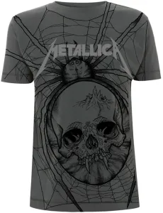Metallica T-Shirt Spider All Over Herren Grey 2XL