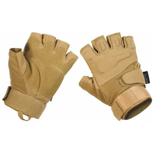 MFH Tactical Handschuhe ohne Finger, 1/2, coyote #313413