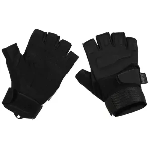 MFH Tactical Handschuhe ohne Finger, 1/2, schwarz #313409