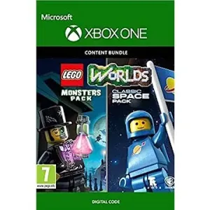 LEGO Worlds Classic Space Pack and Monsters Pack Bundle - Xbox One Digital