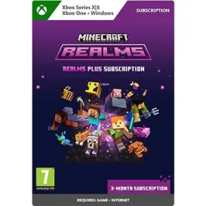 Minecraft Realms Plus 3-Month Subscription - Xbox / Windows Digital