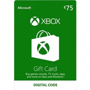Xbox Live Geschenkkarte im Wert von 75 Eur