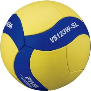 Mikasa VS123W-SL Kinder Volleyball, gelb, veľkosť os