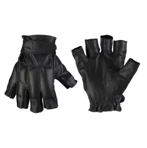 Mil-tec Defender fingerlose Handschuhe, schwarz