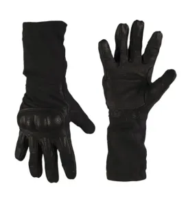 Mil-tec taktische Handschuhe Action Nomex® mit Gelenkschutz, schwarz