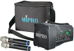 MiPro MA-100DB Vocal Dual Set Batteriebetriebenes PA-System