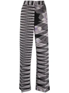 MISSONI - Cotton And Wool Blend High Waist Trousers