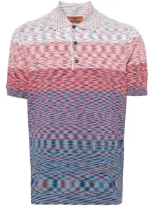 MISSONI - Tie-dye Print Cotton Polo Shirt #1530733