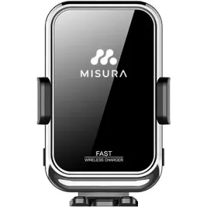 Misura MA04 - Mobiltelefonhalterung für das Auto mit kabelloser QI.03 Aufladung - SILBER