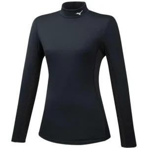 Mizuno MID WEIGHT HIGH NECK Funktionsshirt für Damen, schwarz, größe