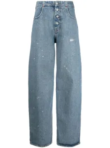 MM6 MAISON MARGIELA - Wide-leg Denim Cotton Jeans #1501761