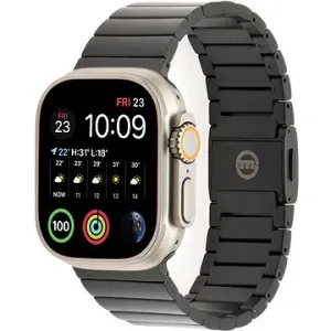 Mobile Origin Watch Titanium Band für Apple Watch 49mm/45mm/44mm/42mm, schwarz