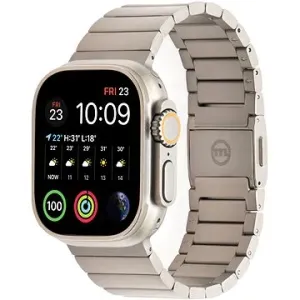 Mobile Origin Watch Titanium Band für Apple Watch 49mm/45mm/44mm/42mm, silber