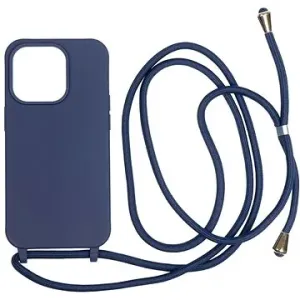Mobile Origin Lanyard Case Blue iPhone 14 Pro