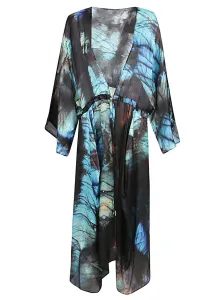 MONA SWIMS - Silk Beach Cover-up Kimono #1302451