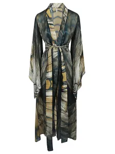 MONA SWIMS - Silk Long Kimono #1265331