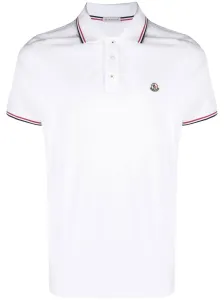 MONCLER - Logo Cotton Polo Shirt #1328317