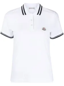 MONCLER - Logo Cotton Polo Shirt #1543699