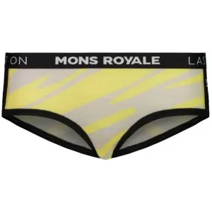 MONS ROYALE SYLVIA BOYLEG Unterhose aus Merinowolle, gelb, größe #990624
