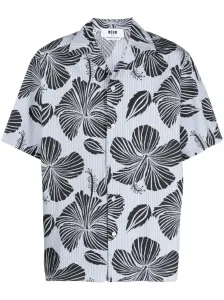 MSGM - Shirt With All-over Print
