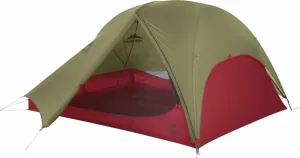 MSR FreeLite 3-Person Ultralight Backpacking Tent Green/Red Zelt