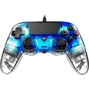 Nacon Wired Compact Controller PS4 - transparent Blau
