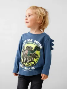 name it Jinus Jurassic Kinder  T‑Shirt Blau