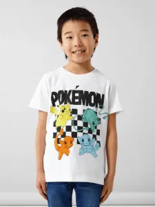 name it Julin Pokémon Kinder  T‑Shirt Weiß