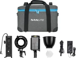 Nanlite Nanltie Forza 60B mit Batteriehalter und Bowens-Adapter