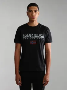 Napapijri S-AYAS Herrenshirt, schwarz, veľkosť XL