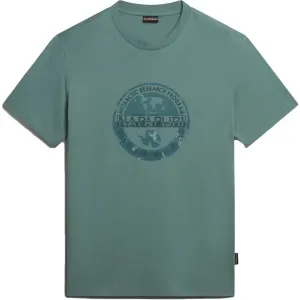Napapijri S-BOLLO SS 1 Herrenshirt, dunkelgrün, größe #1435123